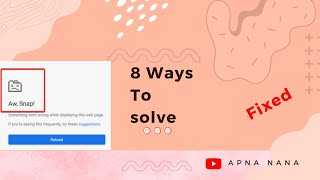 How To Fix Aw Snap Statusbreakpoint On Chromeedge.
