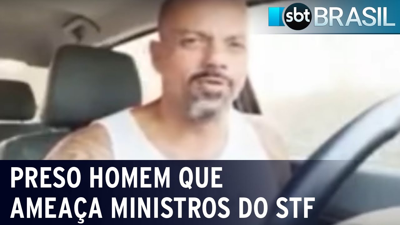 Homem que ameaça ministros do STF é preso em Minas Gerais | SBT Brasil (22/07/22)