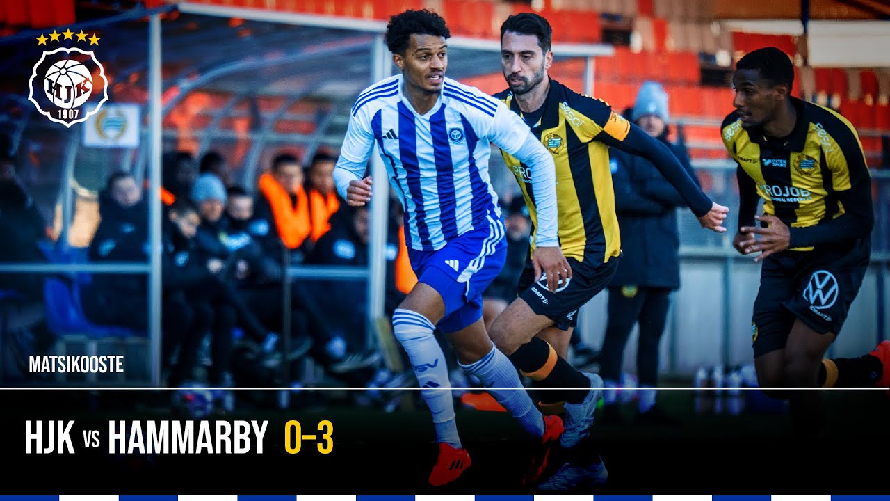 HJK vs Hammarby 0-3 - Harjoitusottelu