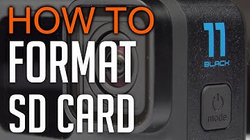 How to format SD card on GoPro