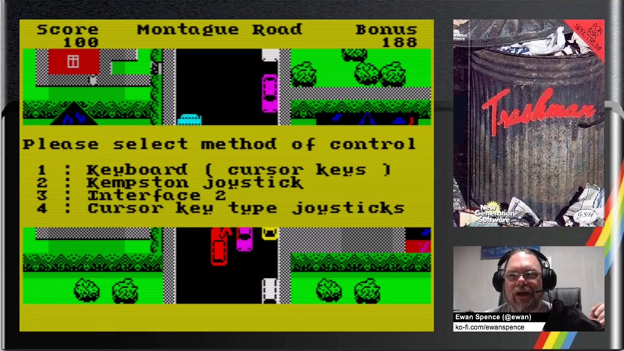 My First Game Of Trashman (New Generation Software / 1984) ZX