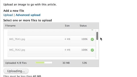 Setting Up Multi-file Uploads for Image Fields and File Fields on Drupal 7