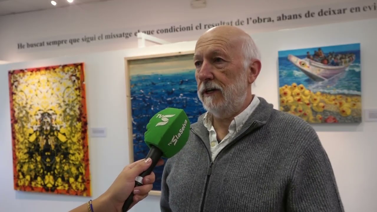 Can Rovira exposa una trentena d’obres del pintor Josep Nogué
