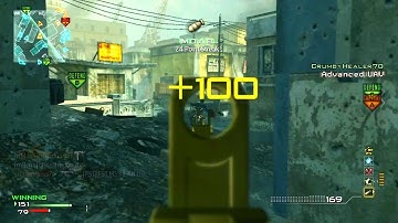 MW3: Quick Golden MG36 MOAB on Bakaara!