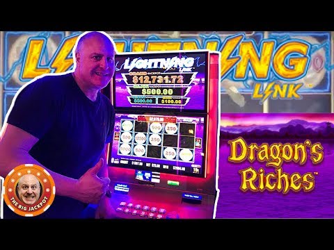 ⚡DRAGON'S RICHES BIG WIN! ⚡Is This My New Favorite Lightning Link? | The Big Jackpot