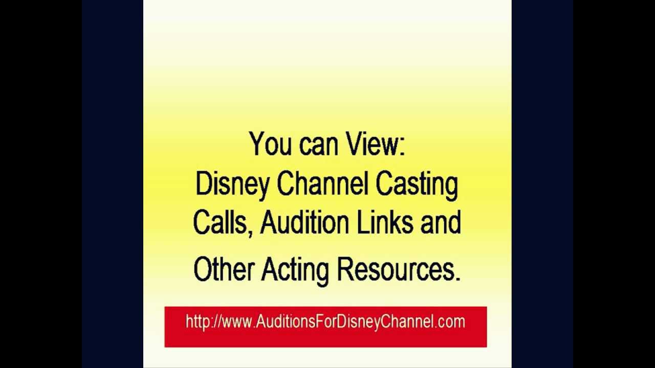 How To Find Disney Channel Auditions And Casting Calls Youtube