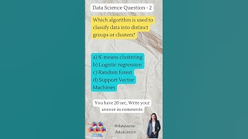 Data Science and Machine Learning quiz - 2