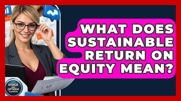 What Does Sustainable Return On Equity Mean? - Stock and Options Playbook