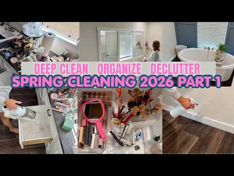 *NEW* WHOLE HOUSE| 2026 SPRING CLEAN | ORGANIZE AND DECLUTTER | PART 1 thumbnail