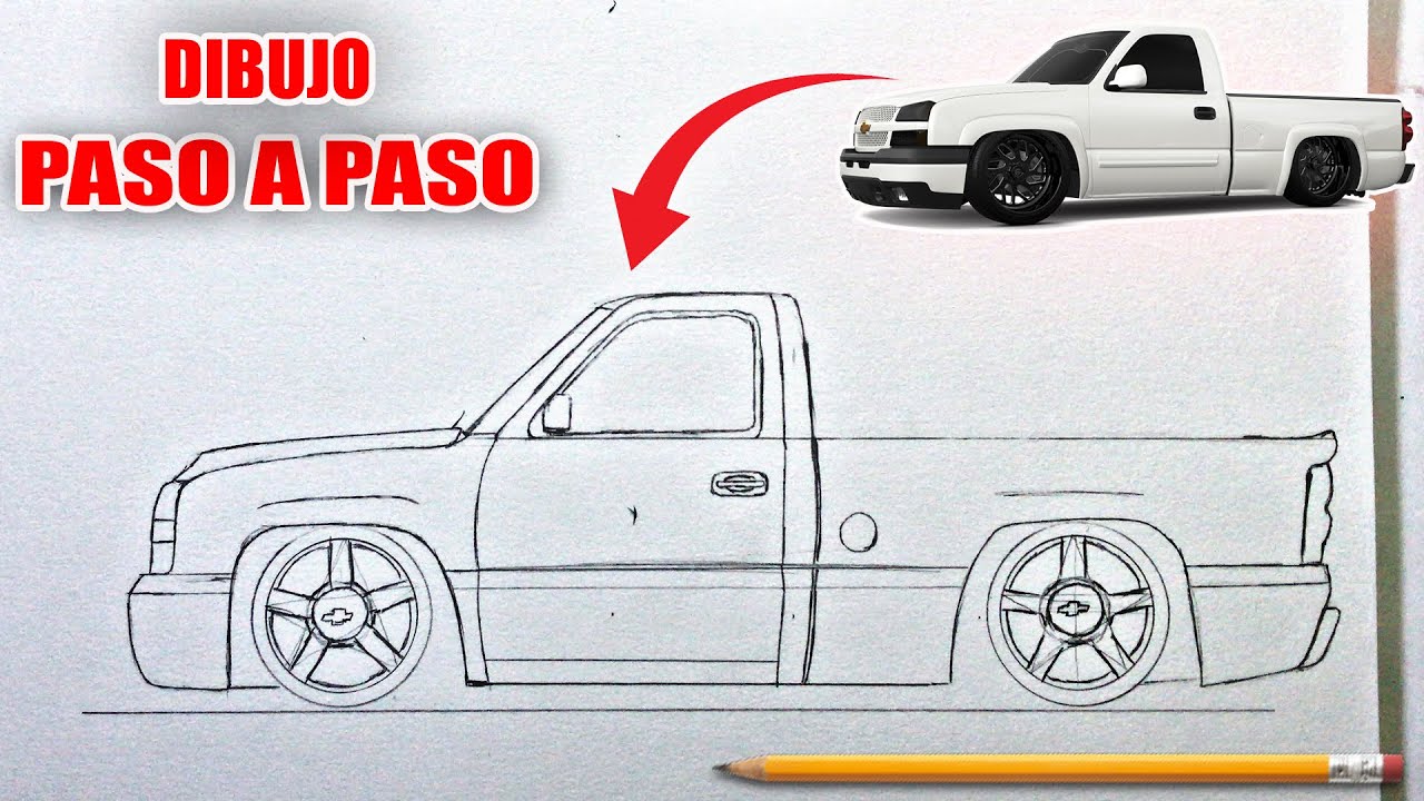 Detalle 45+ imagen dibujos de camionetas a lapiz