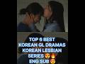 TOP 6 BEST KOREAN GL DRAMAS KOREAN LESBIAN SERIES Gldrama Kdrama Bestseriestowatch Shorts 