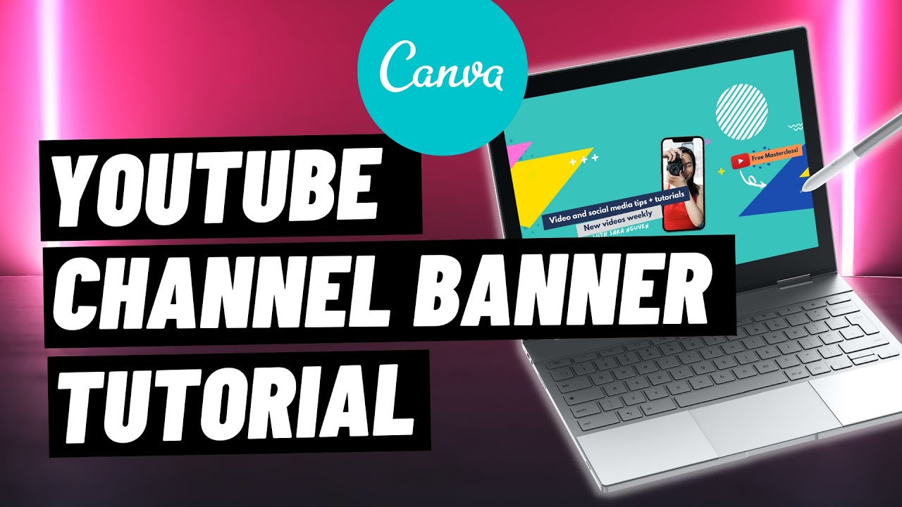 Canva YouTube Banner - How to make a YouTube banner in Canva - YouTube