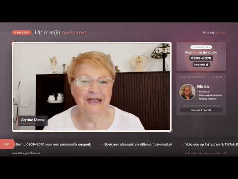 Maandag 22 juni Bertine Donna in de Hoofduitzending