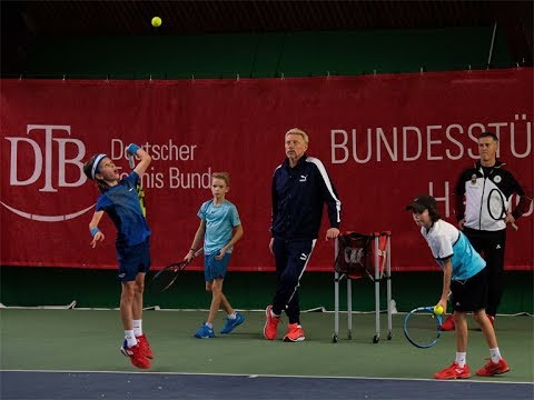Großer DTB-Lehrgang mit Boris Becker