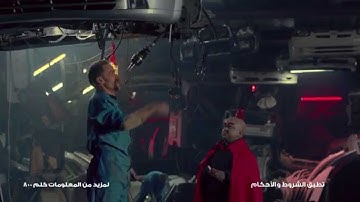 المارد الاحمر في الورشة.... شبيك لبيك القوة بين ايديك