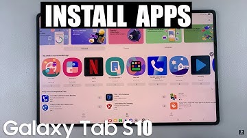 How To Install Apps On Samsung Galaxy Tab S10 / S10 Ultra