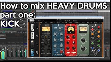 How to Mix Heavy Drums - Part 1 - Kick Drum | SpectreSoundStudios TUTORIAL