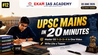 🔥 How Toppers Write UPSC Mains Answers | Buddhism, Fiscal Federalism, Climate Change & Ethics