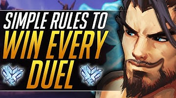 How to NEVER LOSE A 1v1: Pro Tips and Tricks to WIN EVERY DUEL | Overwatch Hanzo Guide (Season 19)