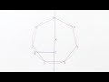 Construct a regular heptagon inside a circle stepbystepapproximate drawing