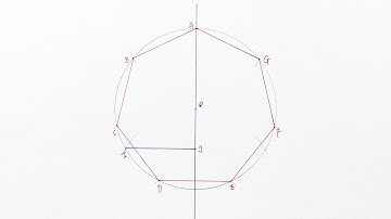 construct a regular heptagon inside a circle (Step-by-Step,Approximate drawing)