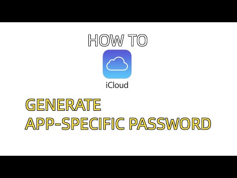 Apple ID: Create APP specific password for iPhone, iCloud, iOS
