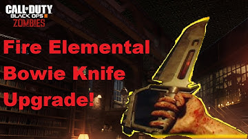 Shadows Of Evil: Unlimited Fire Elemental Bowie Knife! (Black Ops 3 Zombies)