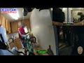 Lady with restraining order wants CRAZY Husband out of the house but he won't go. Police Intervene.