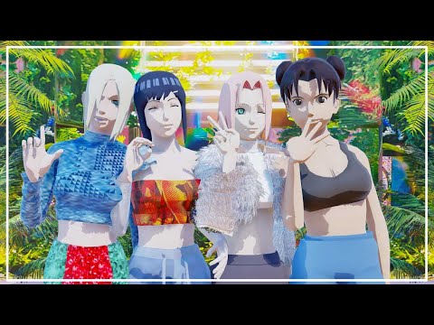 【MMD】How You Like That  ft.Naruto Girls