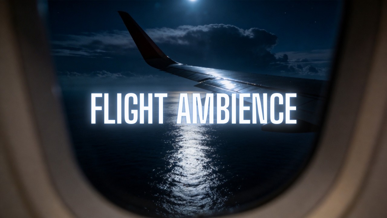 POV: You are in a Flight for 2 Hours ✈️ | Deep Sleep and Relaxation Ambience
