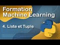 Maîtrisez Python : Listes et Tuples pour le Machine Learning (Part 4/30) 📊