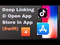 Deep linking et ouverture de lapp store dans lapplication swift 5  2020  dveloppement ios xcode 11