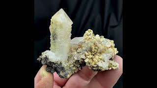 Video preview: Skeletal Quartz with Calcite — Inner Mongolia, China | Natural Mineral Specimen