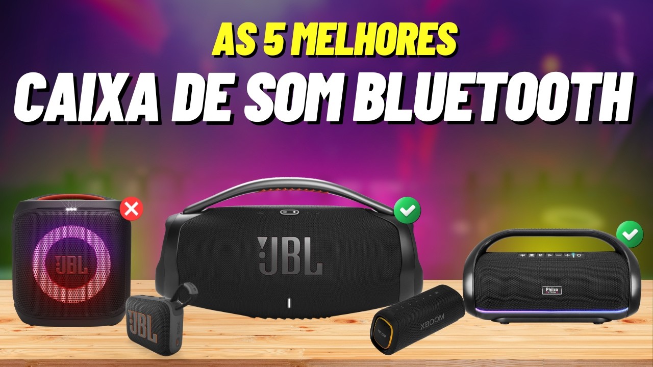 [MELHORES CAIXAS DE SOM BLUETOOTH] Qual a Melhor Caixa de Som Portátil para Comprar?