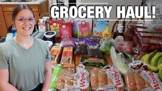 GROCERY HAUL \& MEAL PLAN! | LARGE FAMILY FOOD 2024