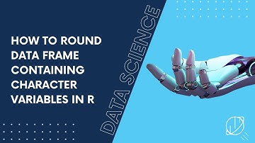 How to Round Data Frame Containing Character Variables in R