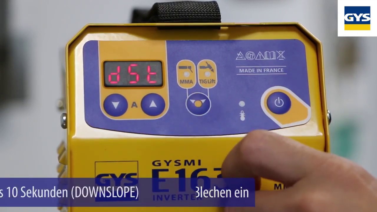 Saldatrice Multiprocesso GYS GYSMI E163 - Per Lavori Di Saldatura Professionali E Fai Da Te, Con Funzioni Avanzate