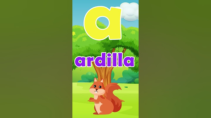 VOCAL A para niños de 2 a 3 años #shorts