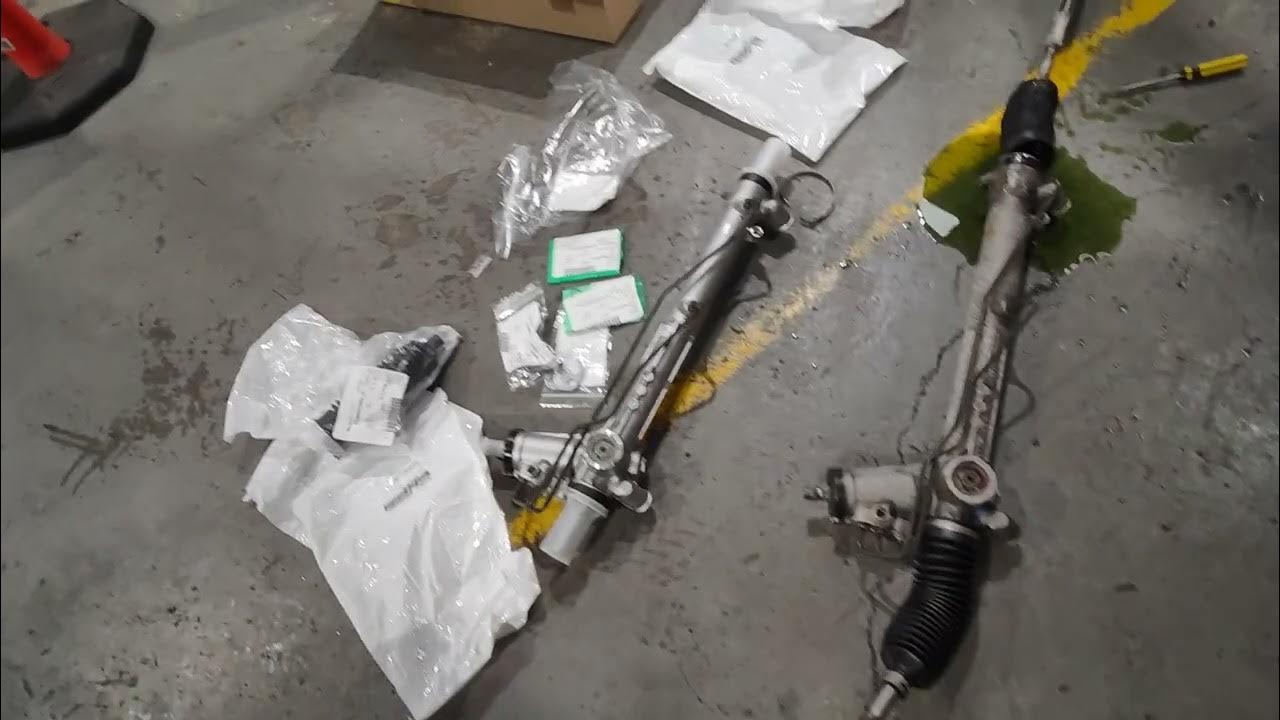 Porsche 987 Cayman S.U Replacing Power Steering Rack due to major oil leaks YouTube