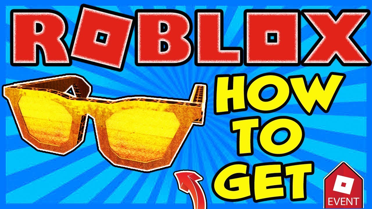 Event How To Get The Diy Golden Bloxy Shades In Roblox 2019 Bloxys Event Youtube - mlg tie roblox