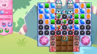 Ice cream Games seasons | Candy Crush Saga level 4553 | Clear all the jelly | screenshot 3