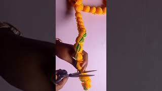 Pom Pom Wall Hanging How To Make Door Hanging At Home Woolen Craft Idea