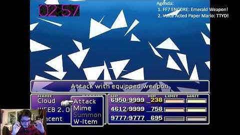 I beat Emerald Weapon for the first time in my life