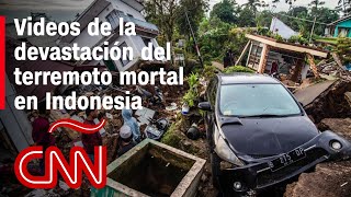 Así quedó Indonesia después del mortal terremoto de 5,6 que azotó región densamente poblada