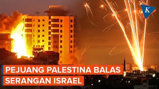 Balas Serangan Israel di Gaza, Pejuang Palestina Tembakkan Roket