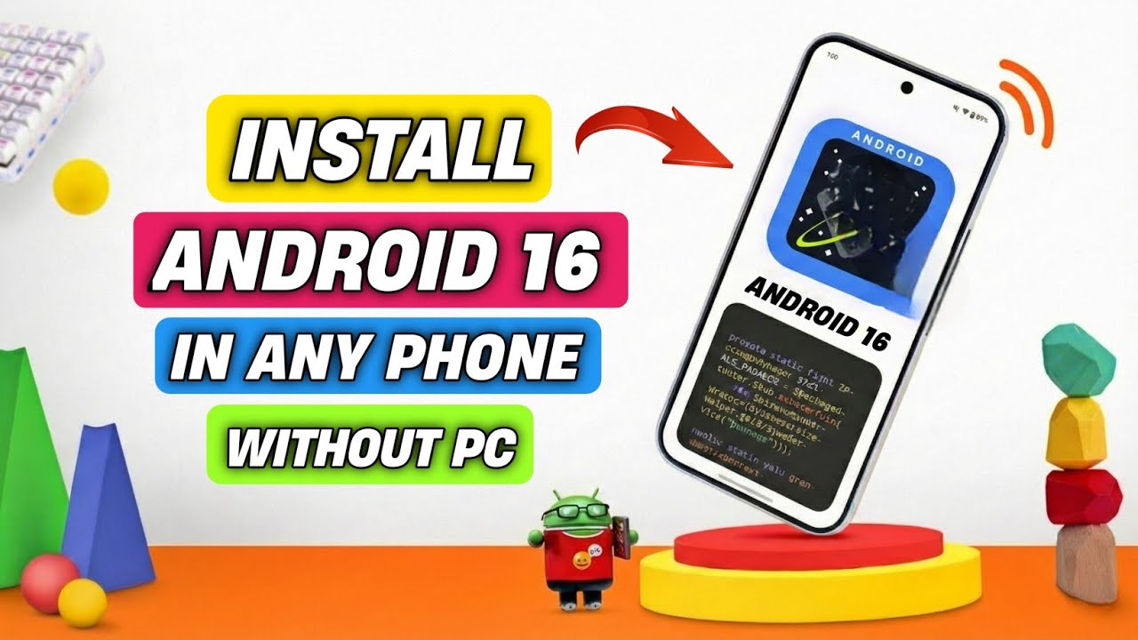How To Install Android 16 On Any Phone | Install Android 16 | Update Android Version No Root |