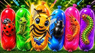 CRAZY Insect Toys Found!! Bee, Ladybug, Grasshopper Surprise Opening