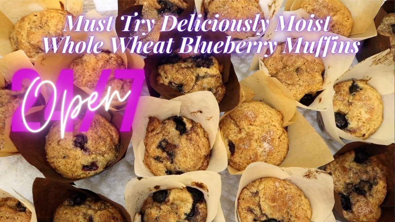 Healthy Whole Wheat Blueberry Muffin Recipe Delicious, Nutritious