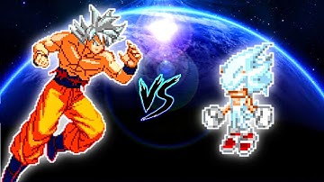 Son Goku MUI V3.4 VS Hyper Sonic H 12P in Jump Force Mugen