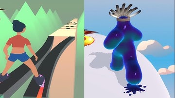 Sky roller gameplay - level 130 - Blob Runner 3D 🌟🤩💫✨ All Levels Gameplay Android , iOS #gaming